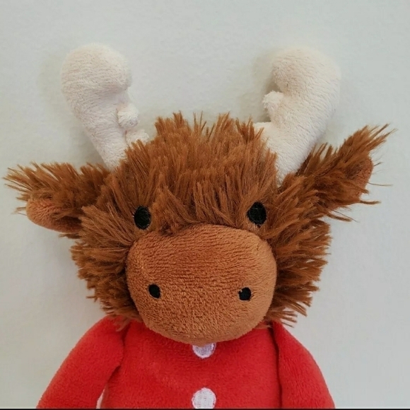 Manhattan Toy 18" Christmas Holiday Moose Long Legs 2018 Plush - Picture 3 of 5
